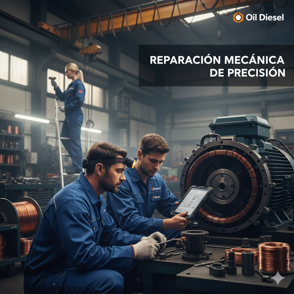 Bobinado de motores y generadores eléctricos