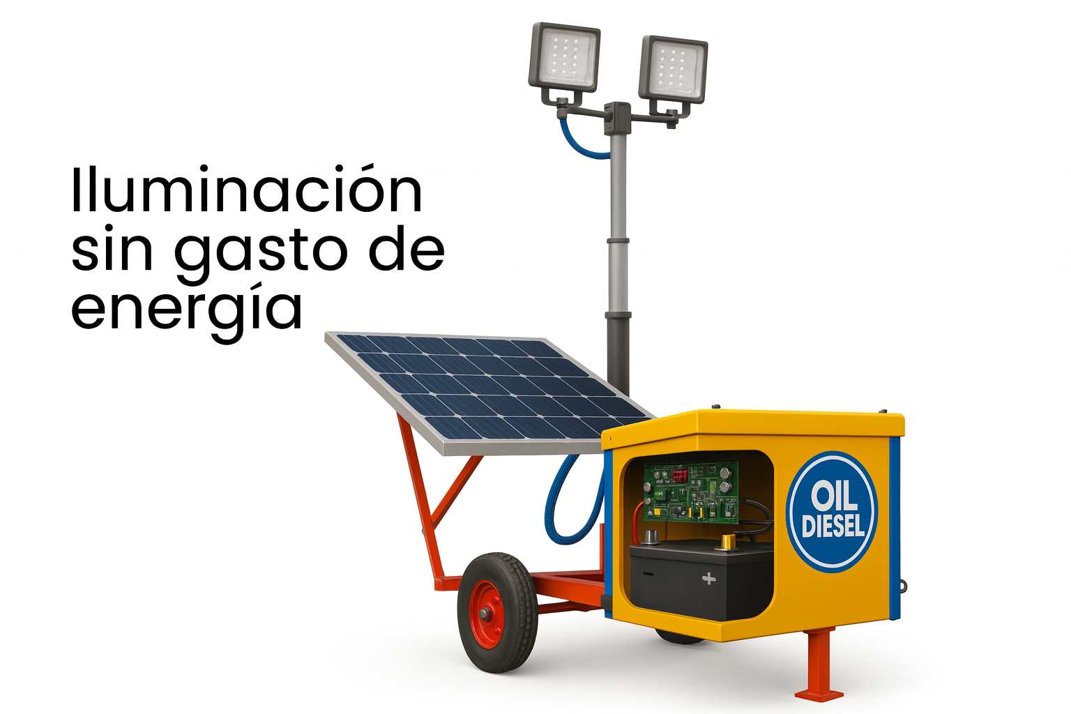 LUMINARIAS SOLARES TIPO INDUSTRIAL